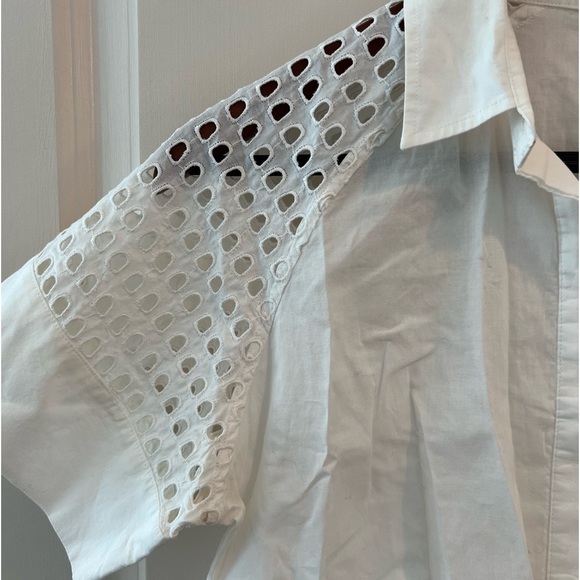 Jonathan Simkhai Short sleeve shirt in white - Picture 5 of 14